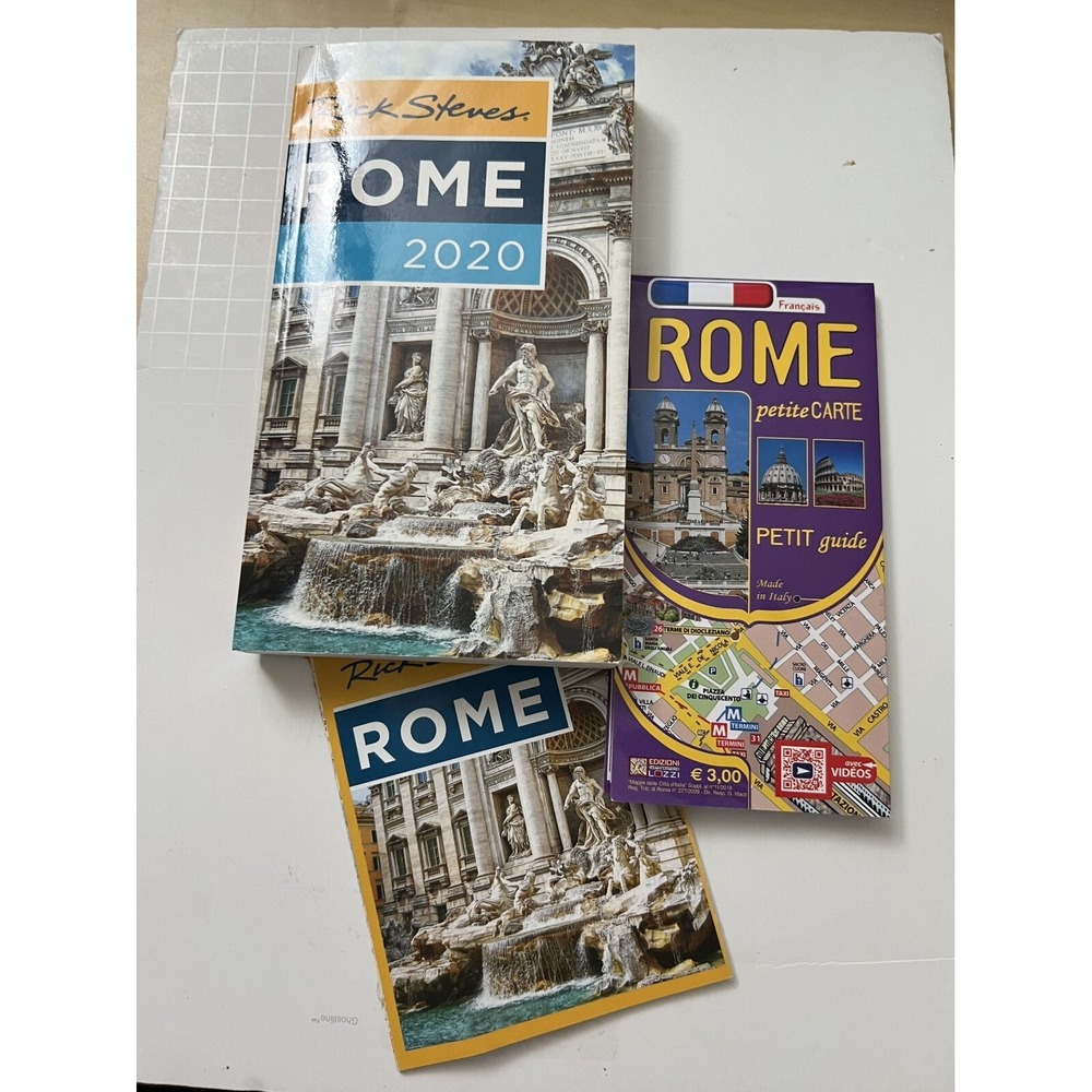 Rick Steves Rome 2020 Guidebook &‎ Petite Carte Map
